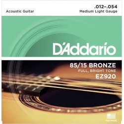 D'Addario EZ-920 akusztikus gitár húr (medium light) - 2