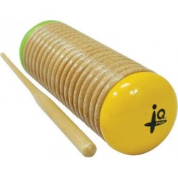 IQ Plus Yellow and Green Wooden Guiro Shaker