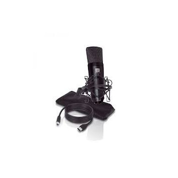 LD Systems "LS-LDD1014CUSB" USB stúdió kondenzátor (podcast) mikrofon univerzális, nem igényel drivert - 2