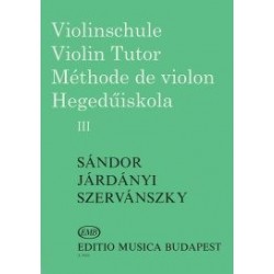 Járdányi Pál,Szervánszky Endre,Sándor Frigyes:Hegedűiskola 3.