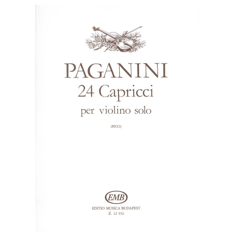 Paganini, Niccolo: 24 capricci per violino solo Op. 1