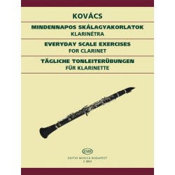 Kovács Béla: Mindennapos skálagyakorlatok klarinétra