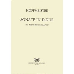 Hoffmeister, Franz Anton: Sonate in D-Dur für Klarinette und Klavier Közreadta Balassa György