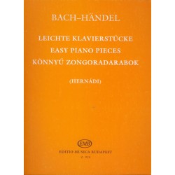 Bach, Johann Sebastian, Händel, Georg Friedrich, Bach, Carl Philipp Emanuel, Bach, Wilhelm Friedemann: Könnyű zongoradarabok