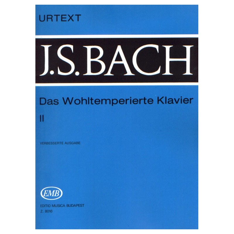 Bach, Johann Sebastian: Das wohltemperierte Klavier BWV 870-893 2 Közreadta Lantos István