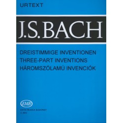 Bach, Johann Sebastian: Háromszólamú invenciók (15 Sinfonien) BWV 787-80