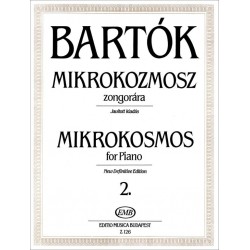 Bartók Béla: Mikrokozmosz zongorára 2 Javított kiadás