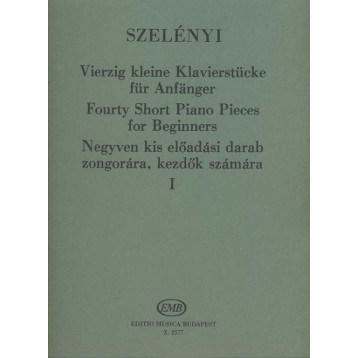 Szelényi István: Negyven kis előadási darab I kezdők számára