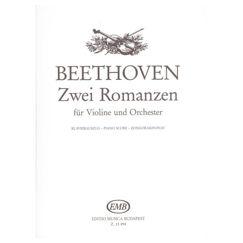 Beethoven, Ludwig van: Két románc zongorakivonat