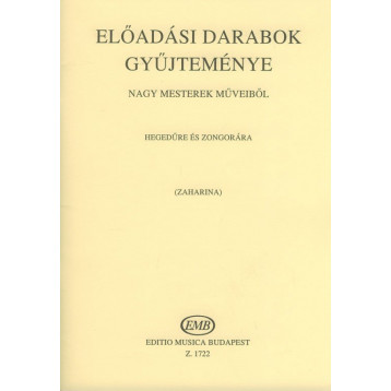 ELŐADÁSI DARABOK GYŰJTEMÉNYE nagy mesterek műveiből Átírta Zaharina, T.