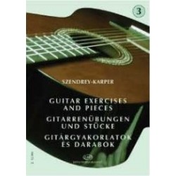 Szendrey-Karper László: Gitárgyakorlatok és darabok 3