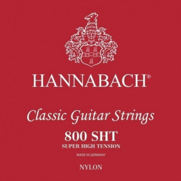 A&S Hannabach gitárhúr,800SHT klasszikus gitárhúr,Piros A&S Hannabach gitárhúr,800SHT klasszikus gitárhúr,Piros