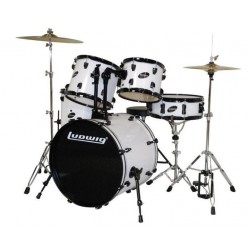 Ludwig Accent Drive Set - LC1758 White - 1