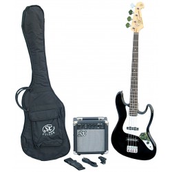 SX SB1 Bass Guitar Kit Black - 1